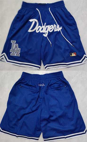 Mens Los Angeles Dodgers Royal Shorts (Run Smaller)